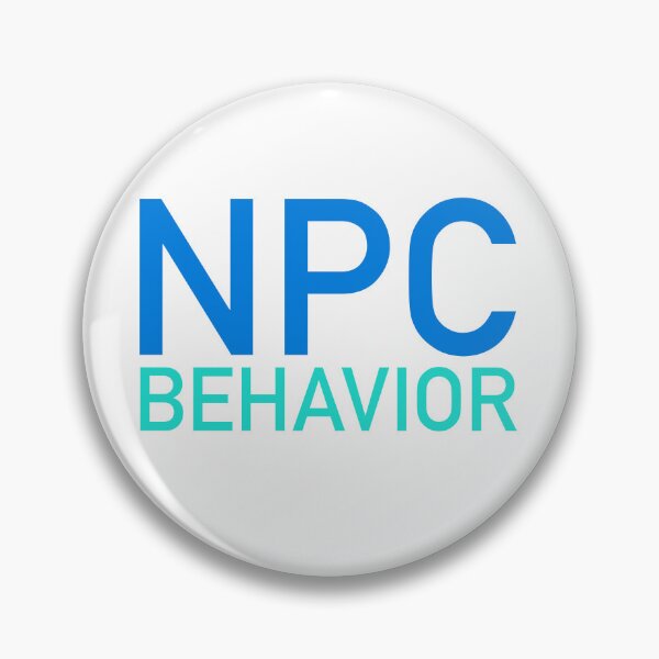Item preview, NPC Behavior, Blue designed and sold by Memes N Lore .