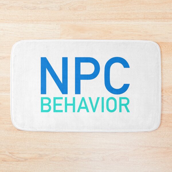 Item preview, NPC Behavior, Blue designed and sold by Memes N Lore .