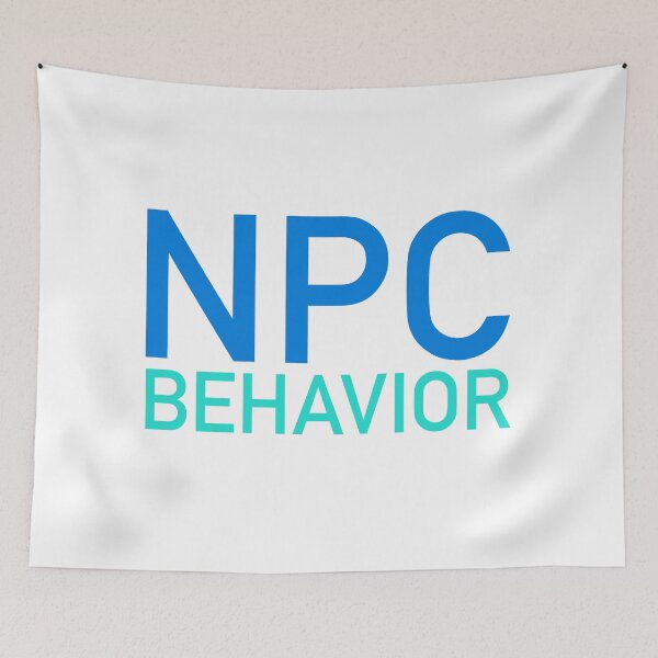 Item preview, NPC Behavior, Blue designed and sold by Memes N Lore .