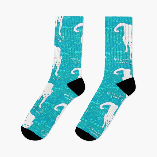 Item preview, Turquoise Have You Seen My Contact Lense Cat designed and sold by IvaRenee.