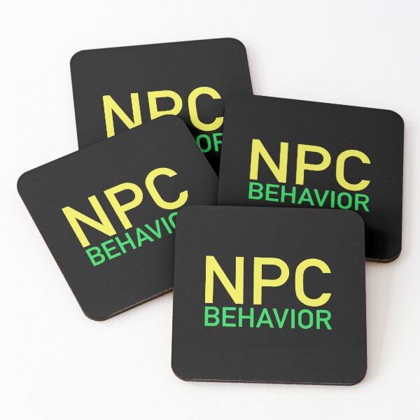 Item preview, NPC Behavior, Yellow and Green designed and sold by Memes N Lore .