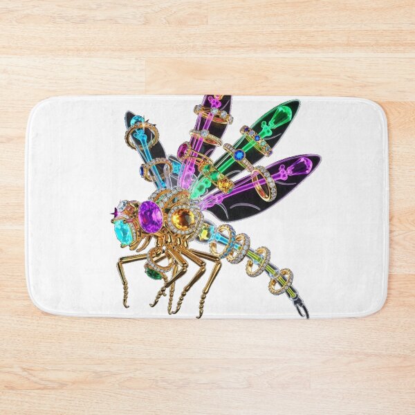 Item preview, Skeleton Dragonfly with Diamonds and Neon Jewels designed and sold by MoreGlamour.