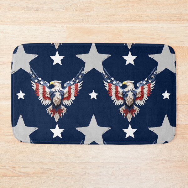 Item preview, RWB Stars and Stripes Eagle theme-pattern with Freedom Text design designed and sold by GreyMoonForest.