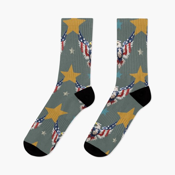 Item preview, RWB Stars and Stripes Eagle theme-pattern with Freedom Text design designed and sold by GreyMoonForest.