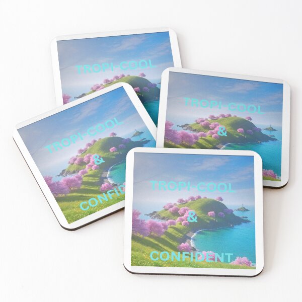 Item preview, TROPI-COOL and Confident  designed and sold by Level Up your Mind - KG.