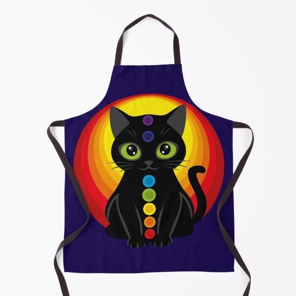 Item preview, Chakra Cat - Spiritual Energy in Balance designed and sold by fishdesigns.