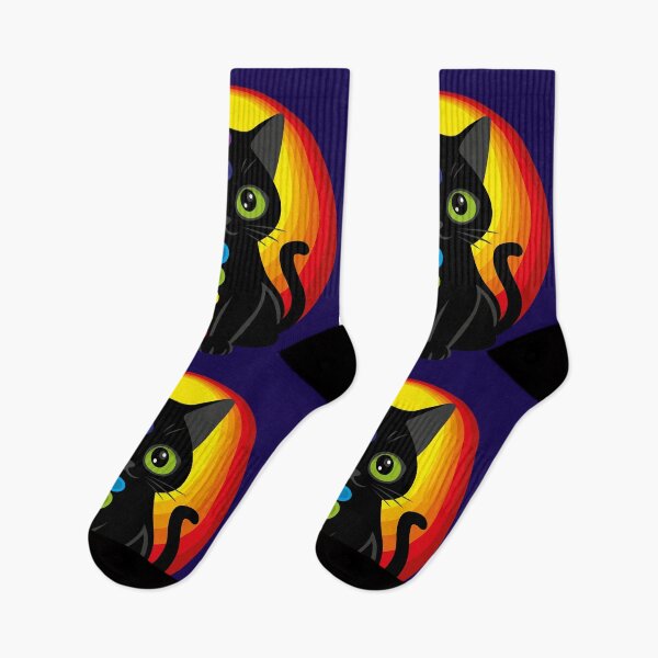 Item preview, Chakra Cat - Spiritual Energy in Balance designed and sold by fishdesigns.