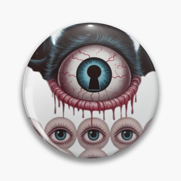 Item preview, Calendar grid for October → each date is a small eye designed and sold by Fruzbt.