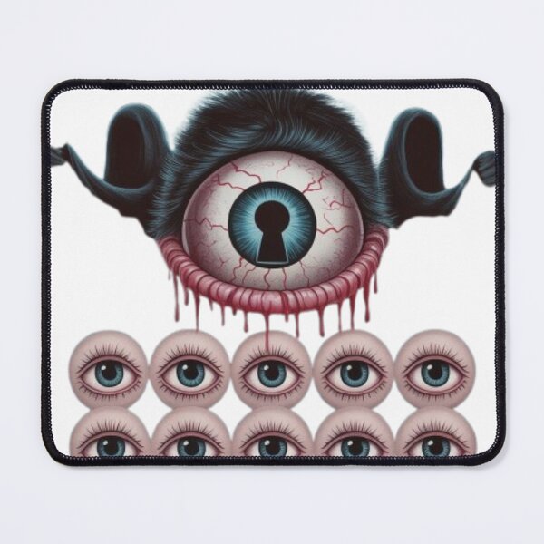 Item preview, Calendar grid for October → each date is a small eye designed and sold by Fruzbt.