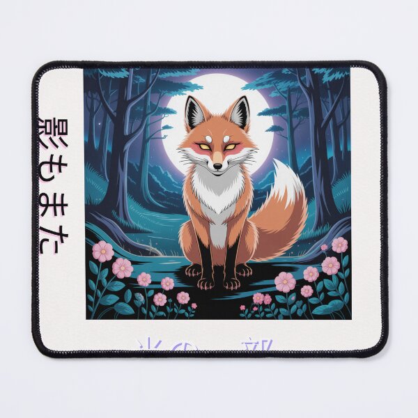 Item preview, Japanese Kitsune Spirit Under Moonlight designed and sold by TravelerStudios.