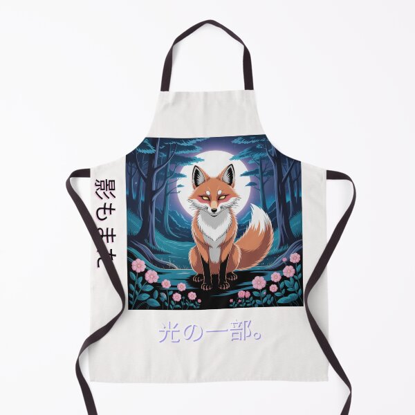 Item preview, Japanese Kitsune Spirit Under Moonlight designed and sold by TravelerStudios.