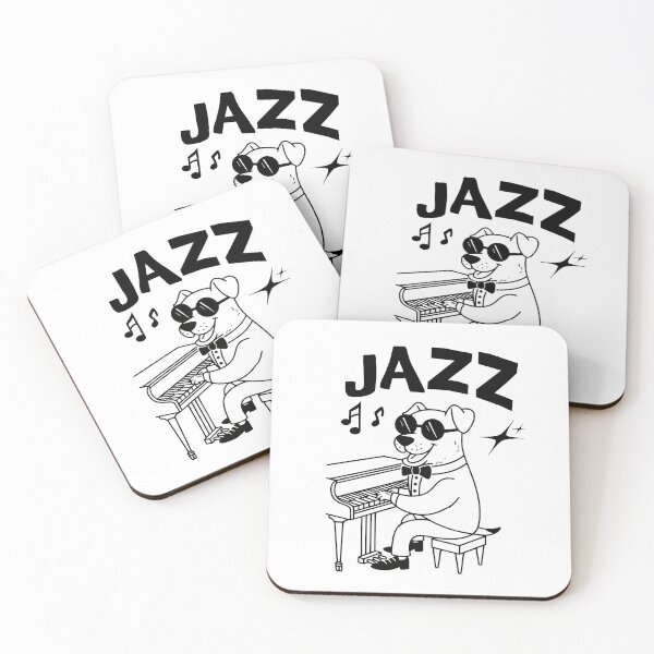 Item preview, Dog musician plays jazz. designed and sold by KojourinArt.