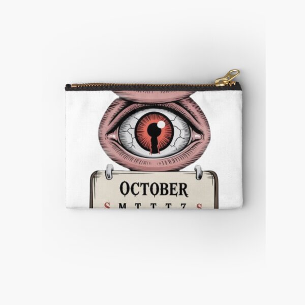 Item preview, Calendar grid for October → each date is a small eye designed and sold by Fruzbt.