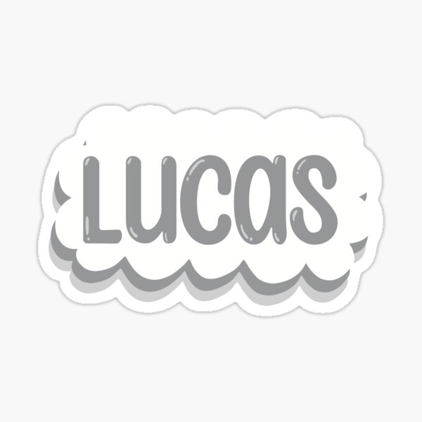 Item preview, Grey/Gray Lucas Sticker designed and sold by jellybeanrain.