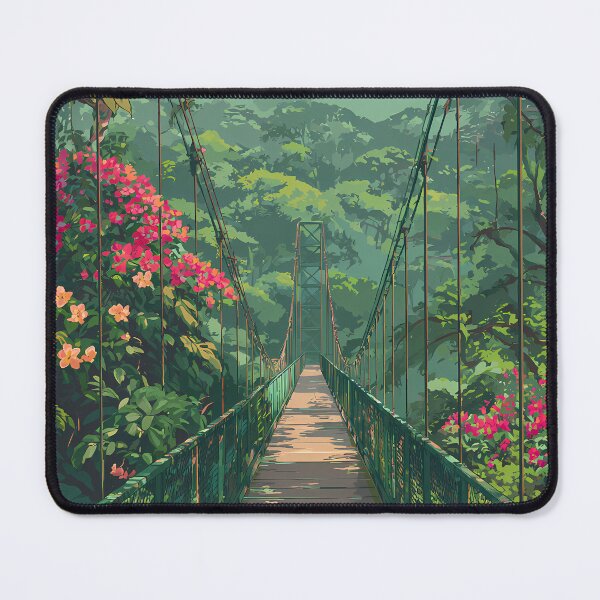 Item preview, PalmParadiso 017 – Hanging Bridge in the Heart of the Jungle designed and sold by Palmparadiso.