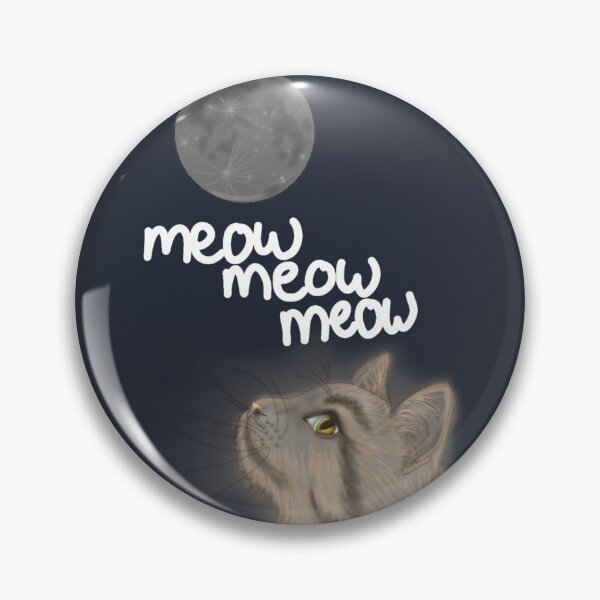 Item preview, Mewing at the Moon designed and sold by sweetcircuit.
