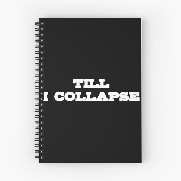Item preview, Copy of Badass Gym Quote | Till I Collapse designed and sold by typoinspired.