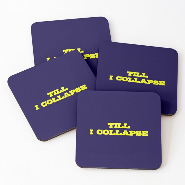 Item preview, Badass Gym Quote | Till I Collapse designed and sold by typoinspired.