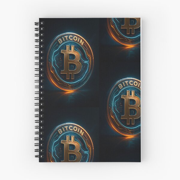 Item preview, Futuristic Bitcoin logo designed and sold by TruthoverTrends.