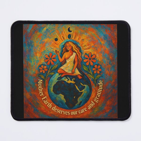 Item preview, Mother Earth Deserves Our Gratitude – Spiritual Art - Eco Sustainability  designed and sold by AATGShop.