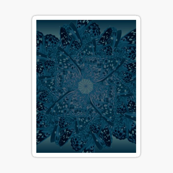 Item preview, Butterfly 2 Blue designed and sold by TyBrockDesigns.