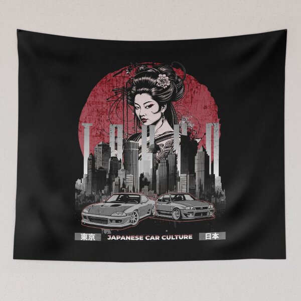 Artikelvorschau, Japanische Autokultur entworfen und verkauft von S4G Tees.