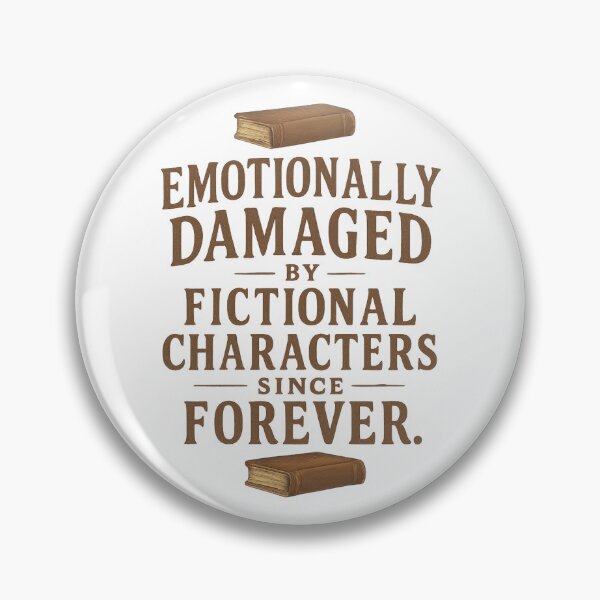 Item preview, Dañado emocionalmente por personajes de ficción – Camiseta para amantes de los libros designed and sold by Building60media.