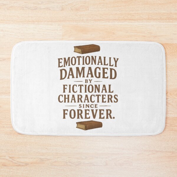 Item preview, Emotionally Damaged by Fictional Characters – Book Lover Shirt designed and sold by Building60media.