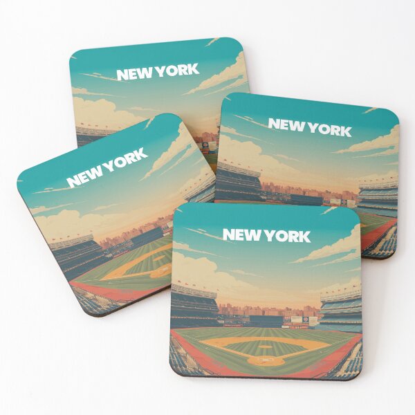 Item preview, New York Classic Ballpark – Minimalist Baseball Print designed and sold by SpeckyPrints.