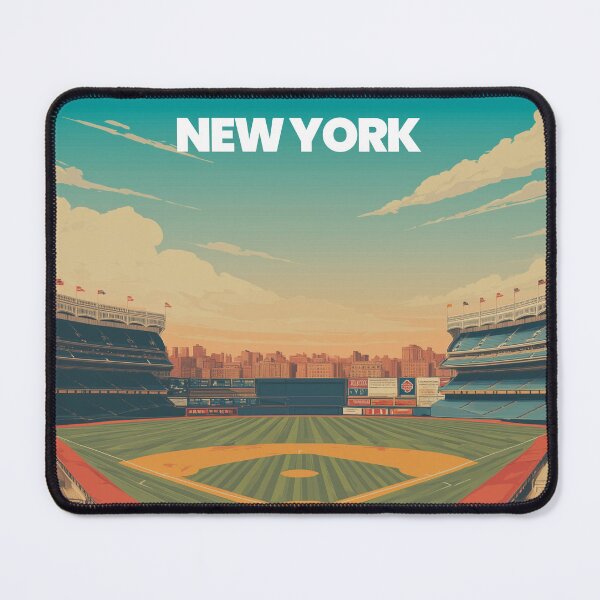 Item preview, New York Classic Ballpark – Minimalist Baseball Print designed and sold by SpeckyPrints.