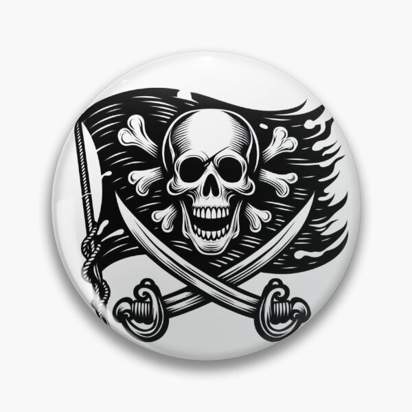 Artikelvorschau, Sea Wolf - Piratenflagge Totenkopf und gekreuzte Säbel entworfen und verkauft von Wild-way Art.