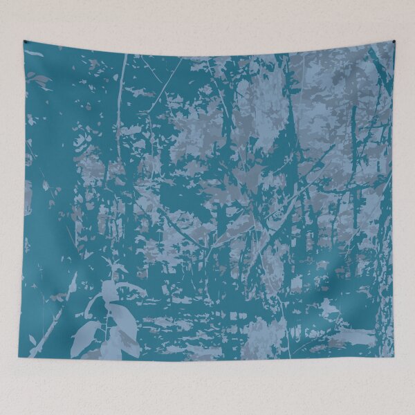 Item preview, Chainsaw Camouflage Blue designed and sold by TyBrockDesigns.