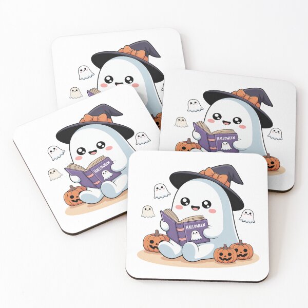 Item preview, Cute ghost reading a book designed and sold by JonysCreativeDesigns.