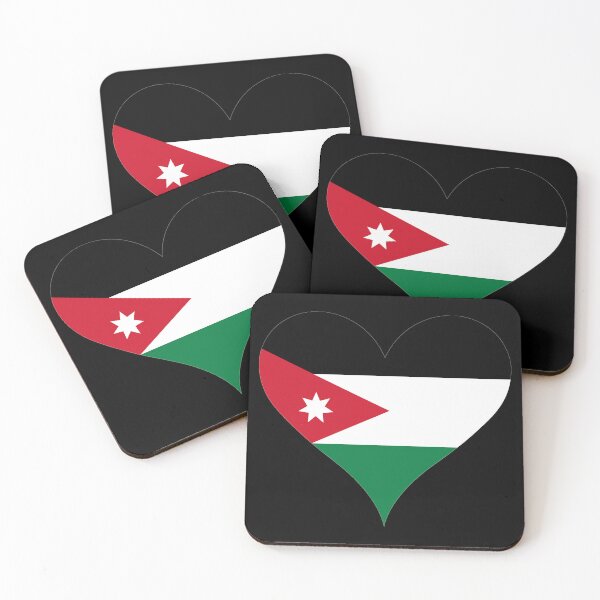 Item preview, Jordan Heart Flag - Jordanian Pride & Love designed and sold by NTGUILTY.