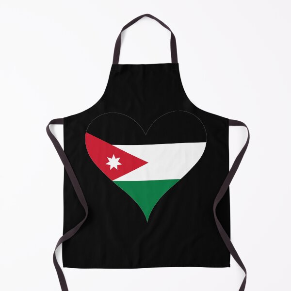 Item preview, Jordan Heart Flag - Jordanian Pride & Love designed and sold by NTGUILTY.