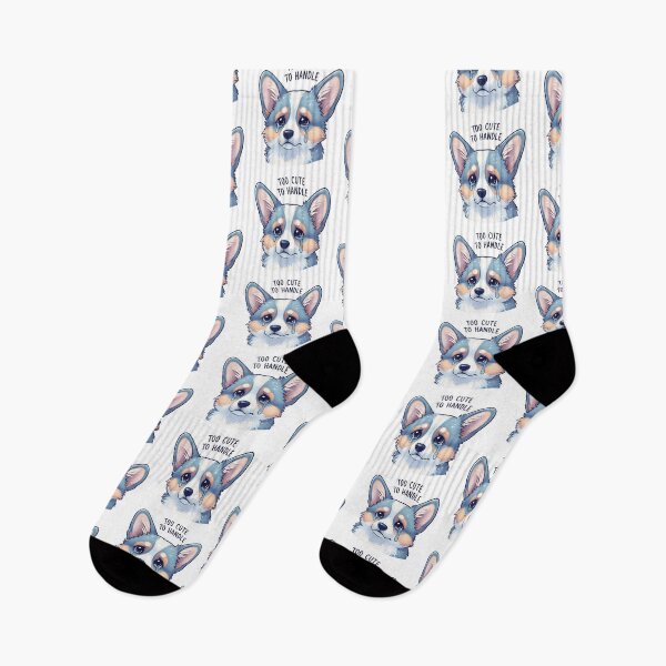 Item preview, Too Cute to Handle Corgi Sad Tear designed and sold by zoughlal.