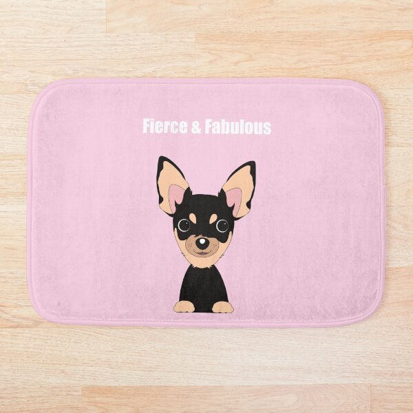 Item preview, Fierce & Fabulous Chihuahua Icon on Pink  designed and sold by Pawe®_PawrontoPrints.