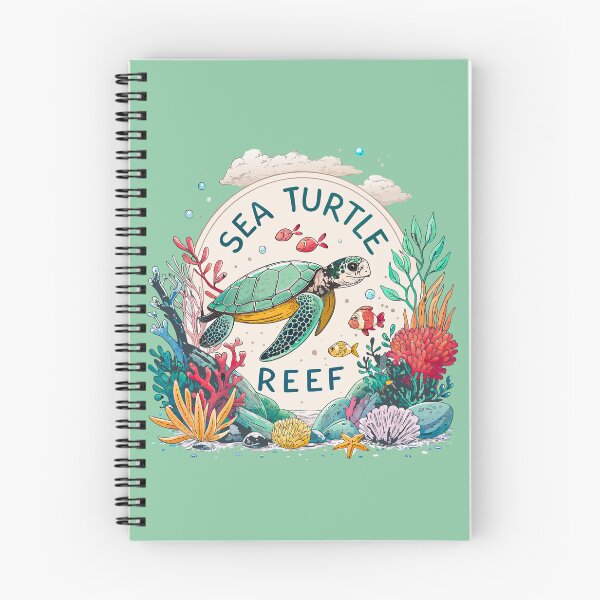 Item preview, Sea Turtle Reef – Vintage Ocean Scene designed and sold by SoftStyleStudio ⭐⭐⭐.