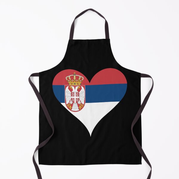 Item preview, Serbia Heart Flag - Serbian Pride & Love designed and sold by NTGUILTY.