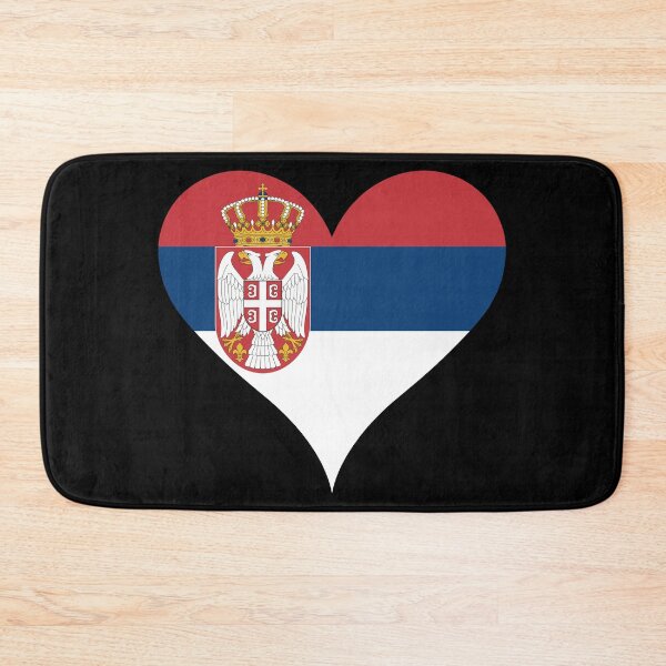 Item preview, Serbia Heart Flag - Serbian Pride & Love designed and sold by NTGUILTY.