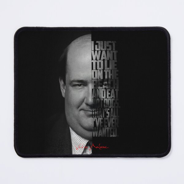 Item preview, Kevin Malone Portrait – Minimalist The Office Fan Art designed and sold by Enea Kelo.