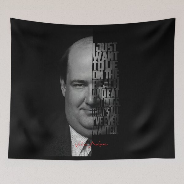 Item preview, Kevin Malone Portrait – Minimalist The Office Fan Art designed and sold by Enea Kelo.