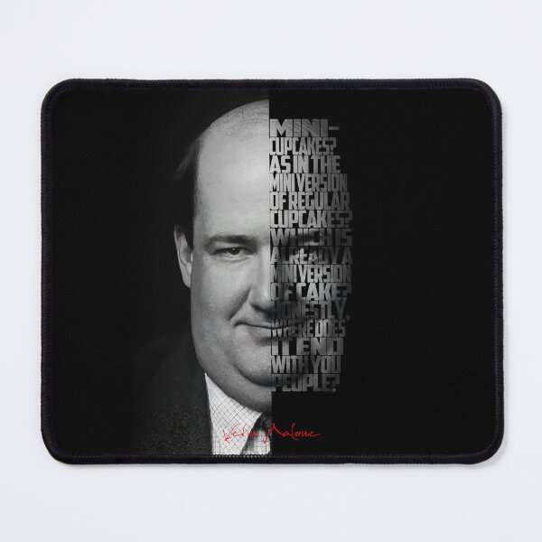 Item preview, Kevin Malone Portrait – Minimalist The Office Fan Art designed and sold by Enea Kelo.