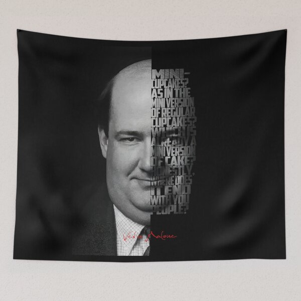 Item preview, Kevin Malone Portrait – Minimalist The Office Fan Art designed and sold by Enea Kelo.
