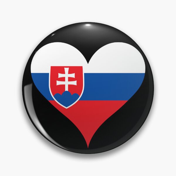 Item preview, Slovakia Heart Flag - Slovakian Pride & Love designed and sold by NTGUILTY.