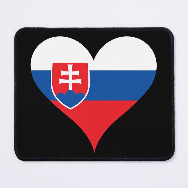 Item preview, Slovakia Heart Flag - Slovakian Pride & Love designed and sold by NTGUILTY.