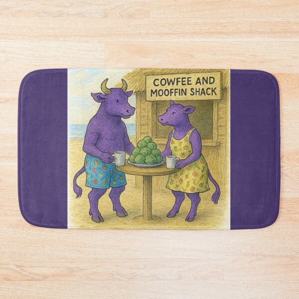 Item preview, Purple Cows at the Cowfee and Mooffin Shack designed and sold by Tridentulus.