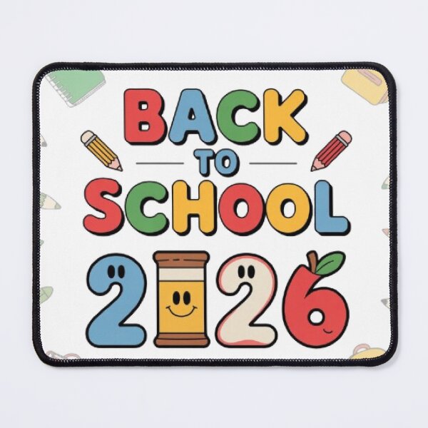 Item preview, Back to School 2026 with Cute Apple and Pencil Art designed and sold by Mich' Micha ⭐⭐⭐⭐⭐.