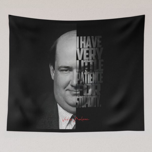 Item preview, Kevin Malone Portrait – Minimalist The Office Fan Art designed and sold by Enea Kelo.