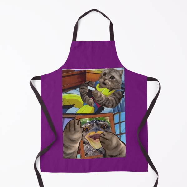 Item preview, Shocked cat terrified by horror birb designed and sold by reallypathetic.